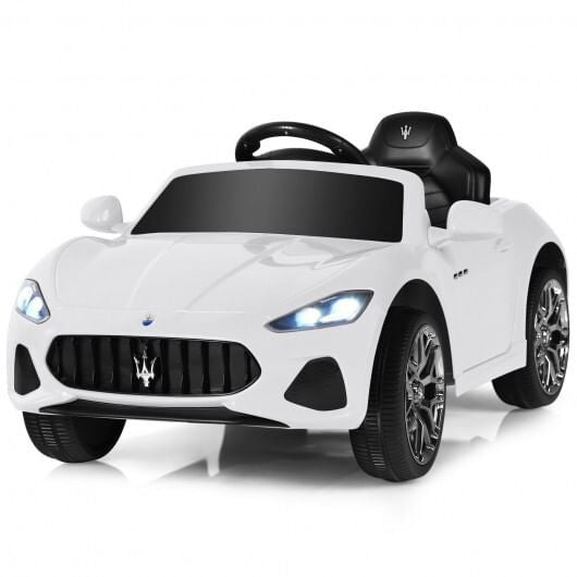 12V Licensed Maserati Kids Ride-On Car - Remote Control, LED Lights & Slow Start (Pink) – Duvencioglu