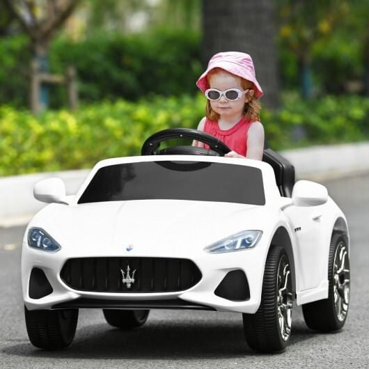 12V Licensed Maserati Kids Ride-On Car - Remote Control, LED Lights & Slow Start (Pink) – Duvencioglu