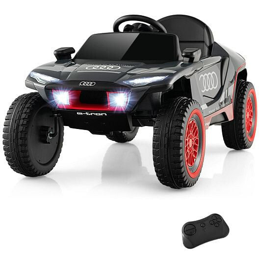 Licensed Audi E-tron Kids Ride-On Car - 2.4G Remote, Dual Control & Suspension (Gray) – Duvencioglu