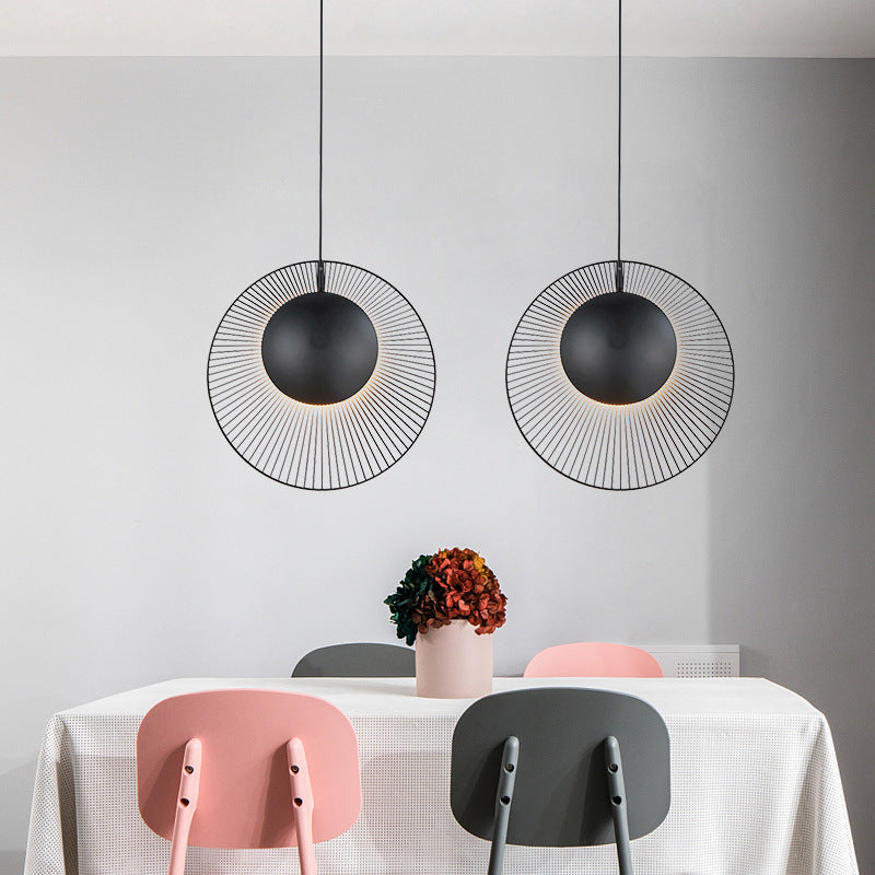 Nordic Iron LED Chandelier – 35 cm & 45 cm Creative Pendant – Duvencioglu