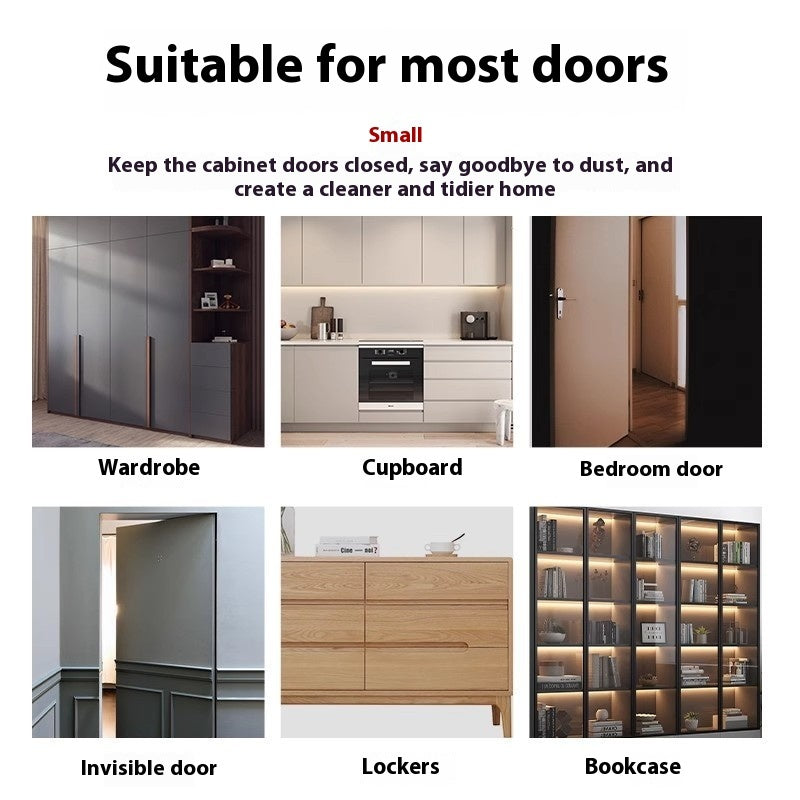 Punch‑Free Mechanical Floor Suction Door Stopper – Windproof, Heavy‑Duty