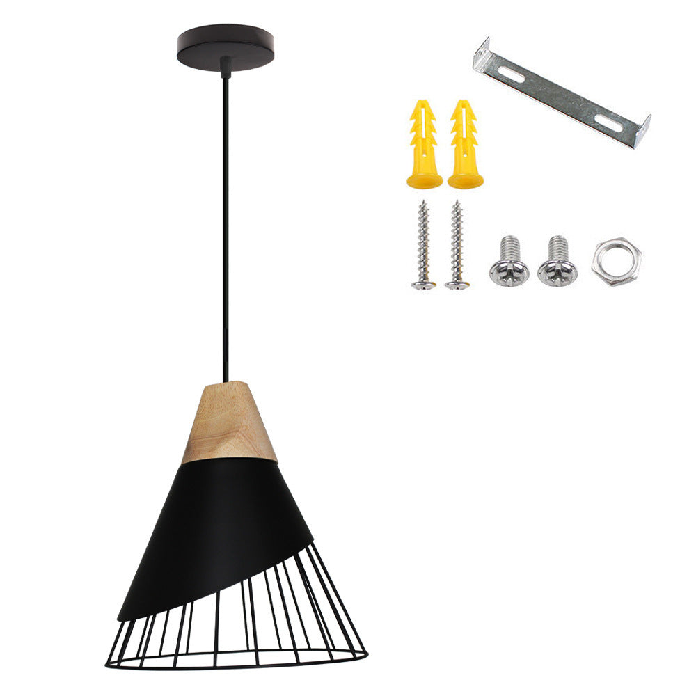 Minimalist Iron LED Chandelier – 1–3 Heads, 250×300 mm Pendant – Duvencioglu