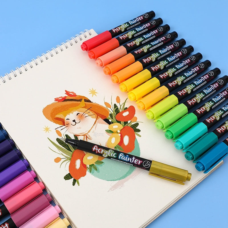 Marker Pen Multicolor Set - Student & Children's Art Kit – Duvencioglu