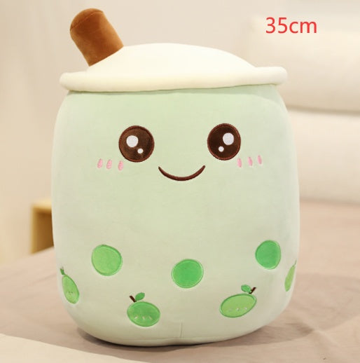 The Original Kawaii Boba Tea Plush Pillow | Super Soft Bubble Tea Cuddle Companion