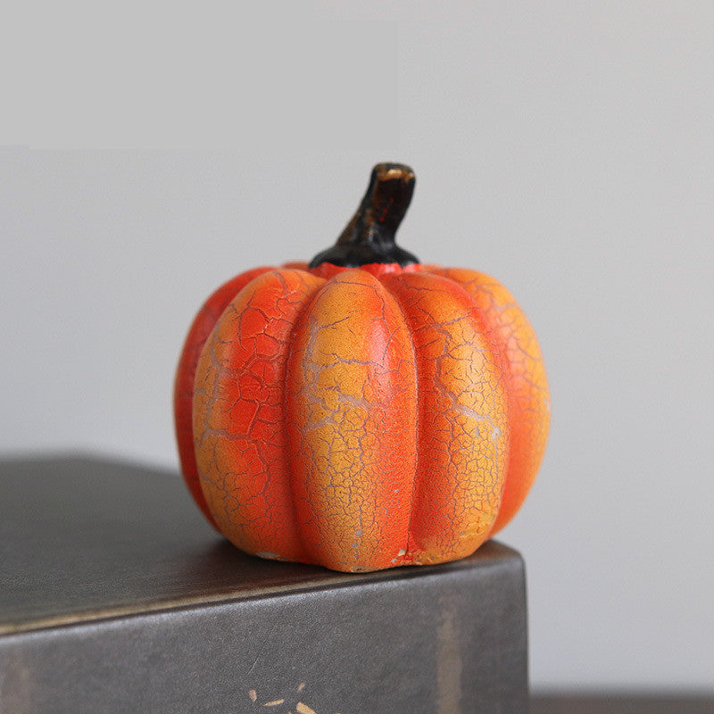 New Simulation Pumpkin LED Lantern - Resin Luminous Halloween Candle Lamp – Duvencioglu