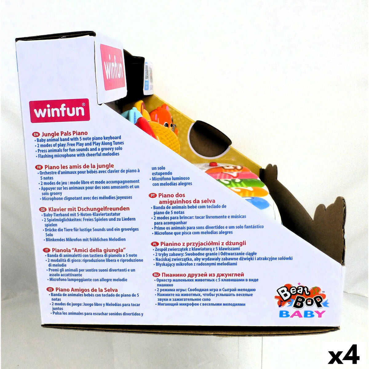 Winfun Toy Piano (4-Pack) - Musical Instrument with Lights and Sound – Duvencioglu