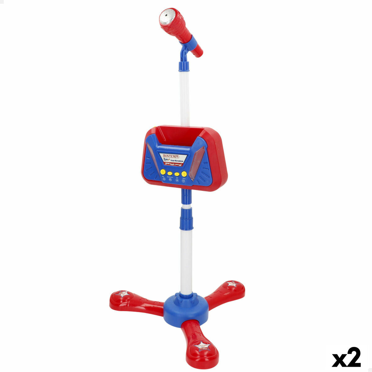 Bontempi Musical Toy (2-Pack) - Large Plastic Instrument with Lights and Sound – Duvencioglu