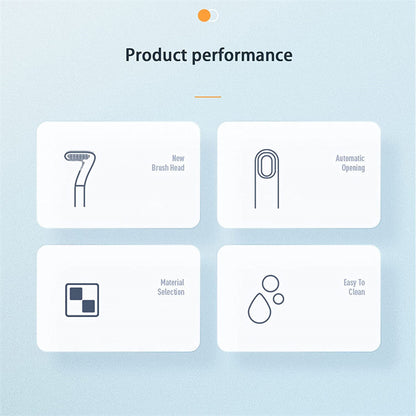 Golf-Shape Silicone Toilet Brush - Wall-Mounted Deep Cleaner – Duvencioglu