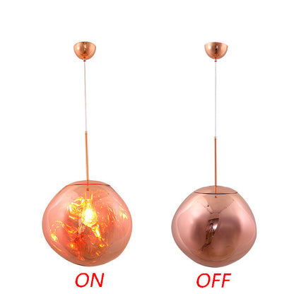 Postmodern Lava Crystal Chandelier – Irregular LED Pendant (150–300 mm) – Duvencioglu