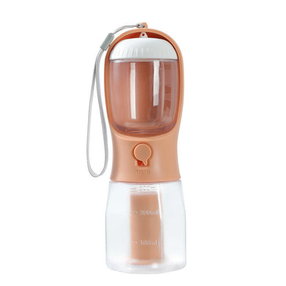 3-in-1 Portable Dog Water Bottle - Food, Water & Poop Bag Dispenser – Duvencioglu