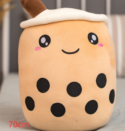 The Original Kawaii Boba Tea Plush Pillow | Super Soft Bubble Tea Cuddle Companion