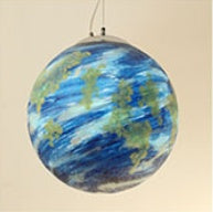 Nordic Industrial Moon LED Chandelier – Single-Head Pendant – Duvencioglu