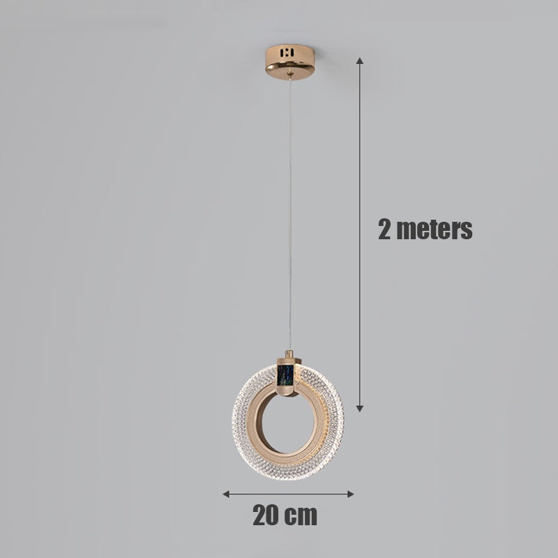Lucky Bag Postmodern Zinc-Alloy LED Pendant – 120 mm Minimalist Chandelier – Duvencioglu