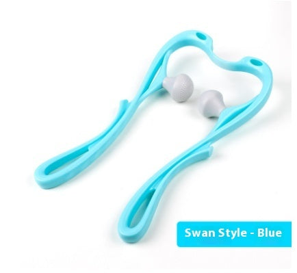 6-Roller Manual Neck Massager - Deep Tissue Relief Tool with Natural Jade Scraper – Duvencioglu