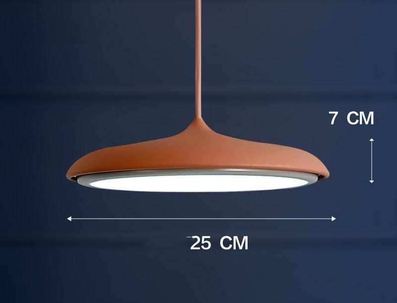 Nordic 607 Iron LED Chandelier – 25/40 cm Fish-Line Pendant – Duvencioglu