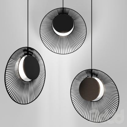 Nordic Iron LED Chandelier – 35 cm & 45 cm Creative Pendant – Duvencioglu