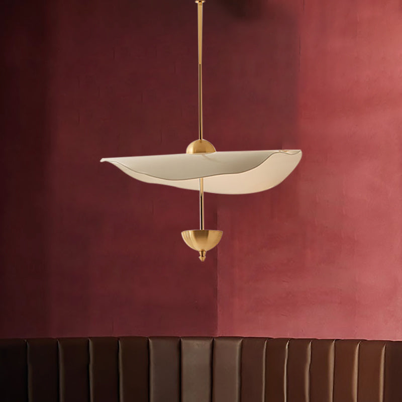 Acrylic Lotus-Leaf LED Chandelier – Single & Double-Head Window Pendant – Duvencioglu