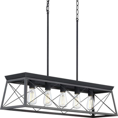 American Country Retro Chandelier – Creative Living Room Pendant Light – Duvencioglu