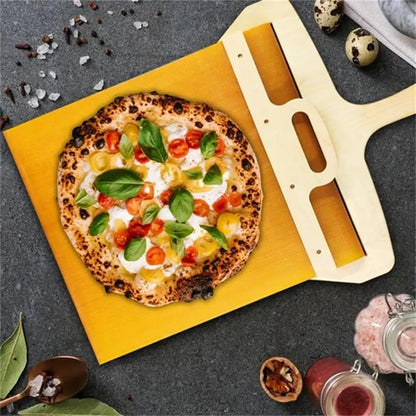 Sliding Pizza Peel - Non-Stick Pizza Shovel & Cutting Board – Duvencioglu