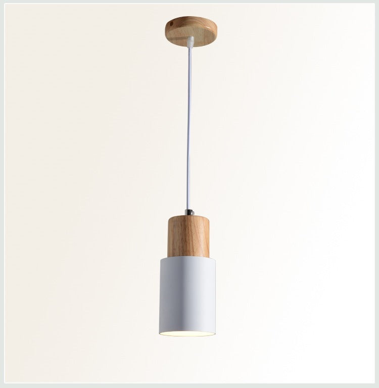 Macaron Iron LED Bedside Chandelier – Modern Minimalist Pendant – Duvencioglu