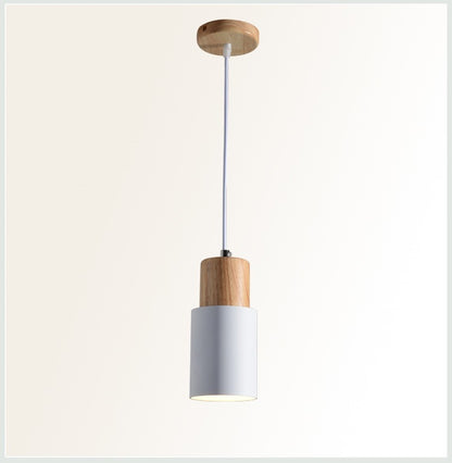 Macaron Iron LED Bedside Chandelier – Modern Minimalist Pendant – Duvencioglu