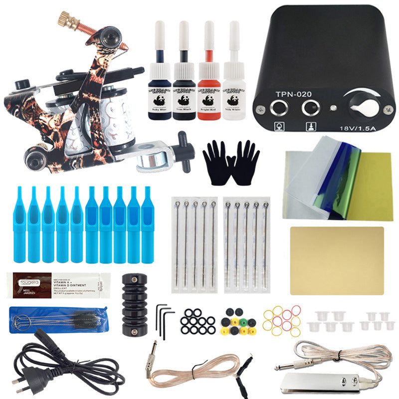 Complete Beginner Tattoo Machine Set - All-in-One Professional Kit – Duvencioglu