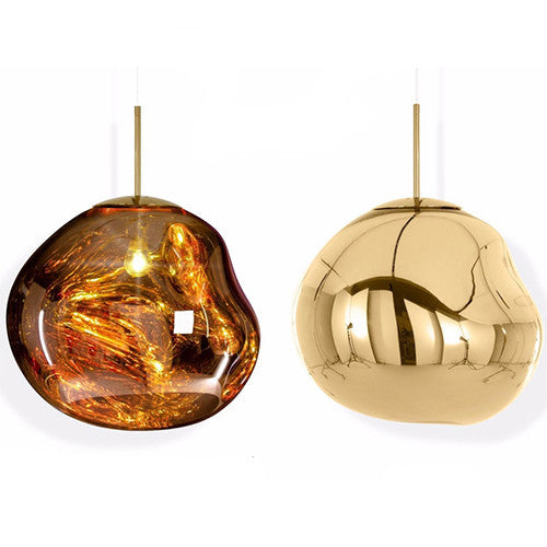 Postmodern Nordic Lava Glass Chandelier – Irregular Bedside Pendant – Duvencioglu