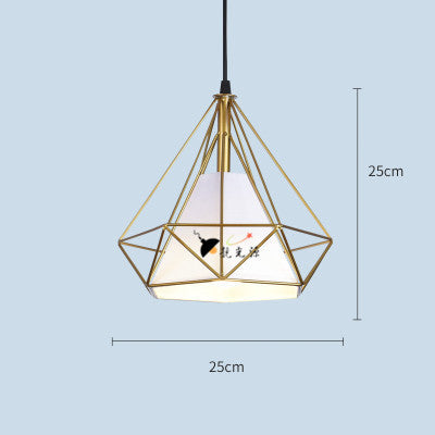 Wrought-Iron Diamond-Pattern LED Chandelier – 1.2 m Pendant – Duvencioglu