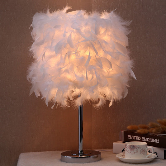 Cute Feather Night Light - Bedroom & Living Room Decor – Duvencioglu