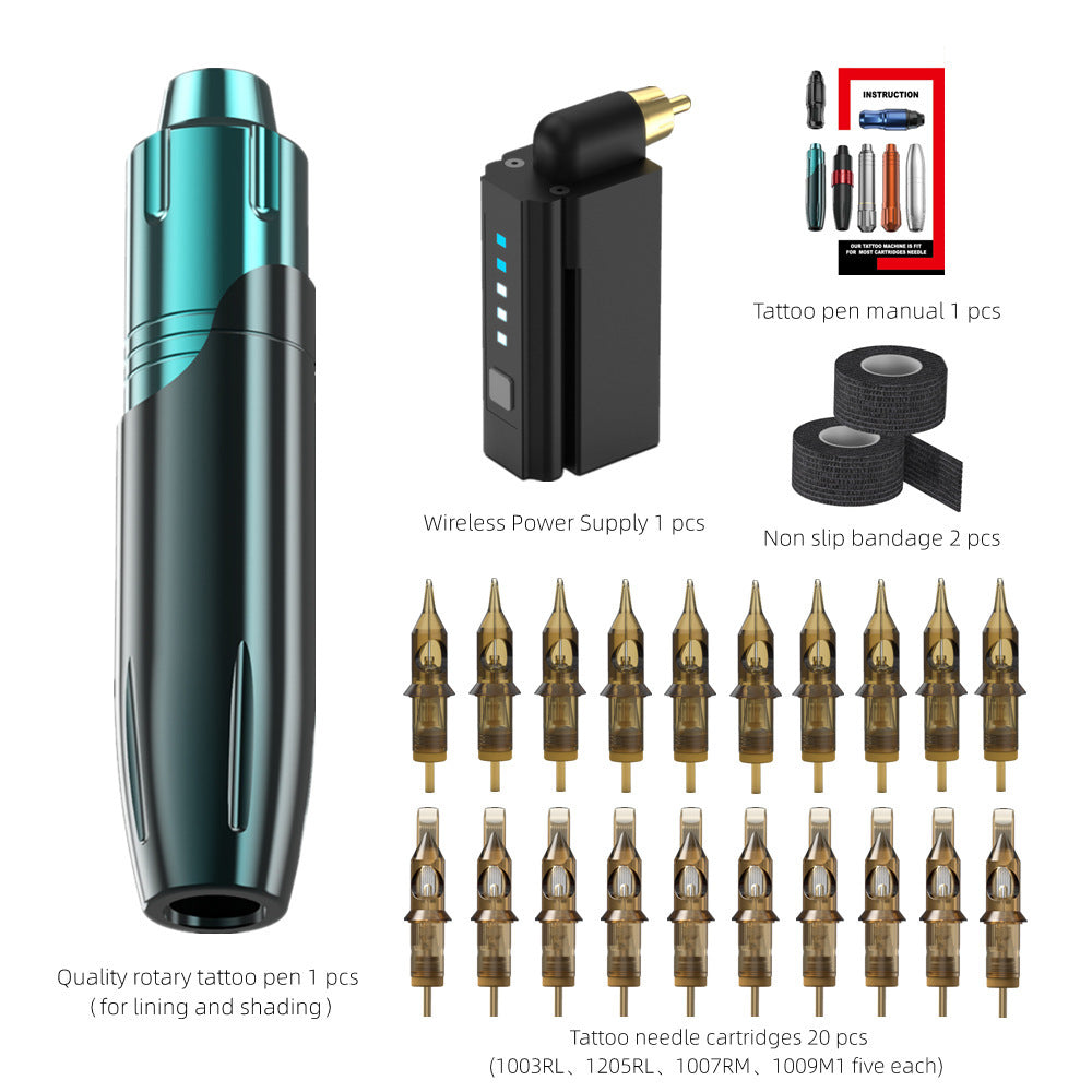 Complete Wireless Tattoo Pen Set with 1500mAh Power Supply – Duvencioglu