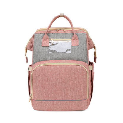 The All-in-One Travel Diaper Bag with Foldable Crib & Changing Station