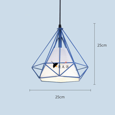 Wrought-Iron Diamond-Pattern LED Chandelier – 1.2 m Pendant – Duvencioglu