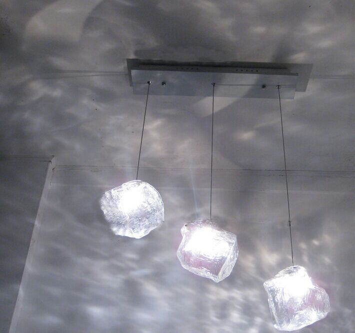 Creative Glass G4 Chandelier Table Lamp – Natural Lighting for Dining & Bedroom – Duvencioglu