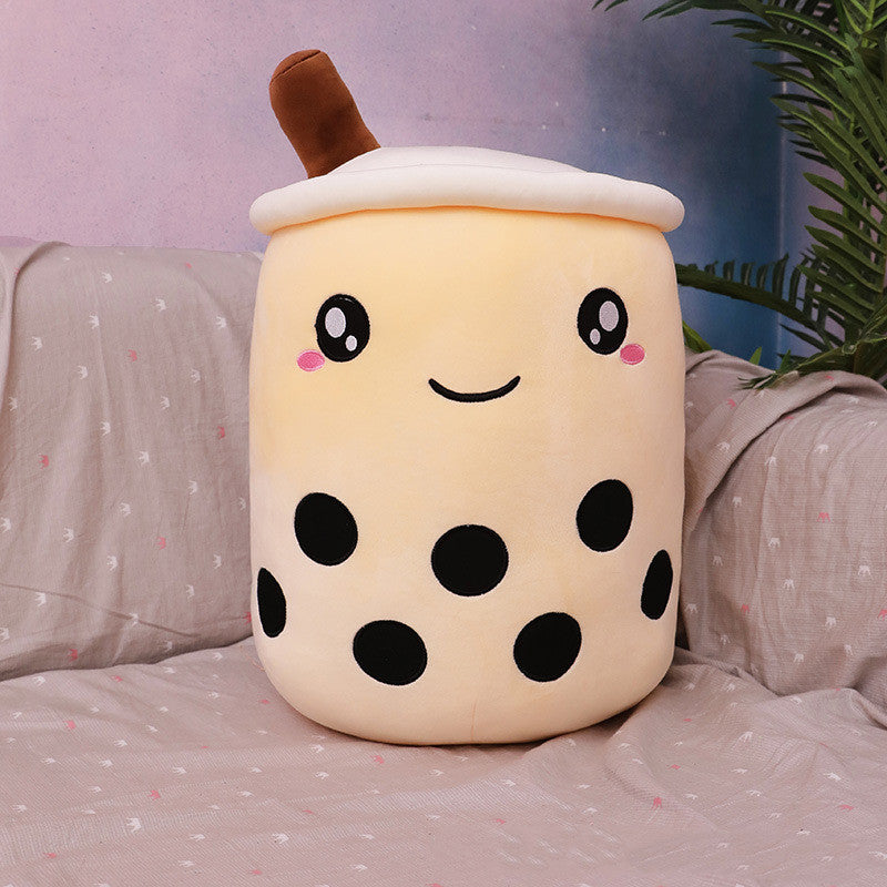 The Original Kawaii Boba Tea Plush Pillow | Super Soft Bubble Tea Cuddle Companion