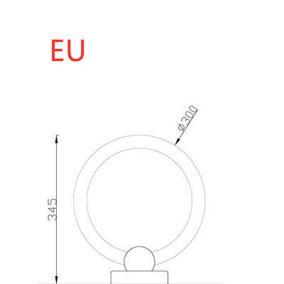 Nordic Wooden Art Circle LED Chandelier – Modern Pendant Light – Duvencioglu