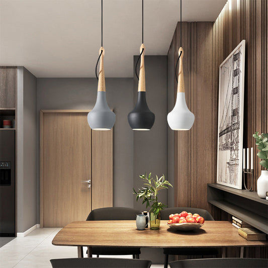Postmodern Minimalist LED Dining Chandelier – 110×350 mm Pendant – Duvencioglu