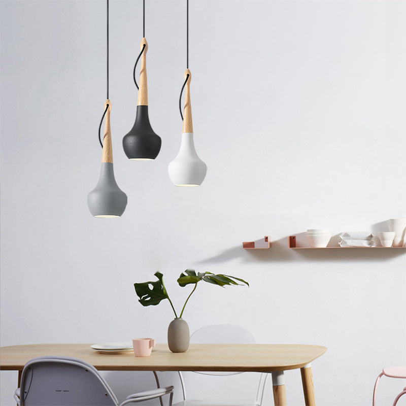 Postmodern Minimalist LED Dining Chandelier – 110×350 mm Pendant – Duvencioglu