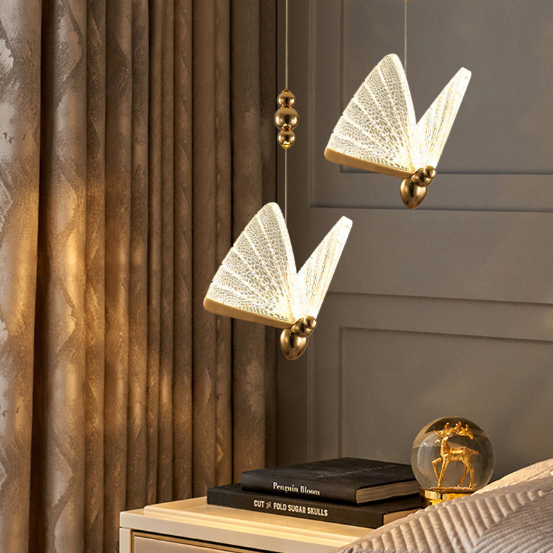 Butterfly LED Chandelier – 36V Decorative Pendant – Duvencioglu