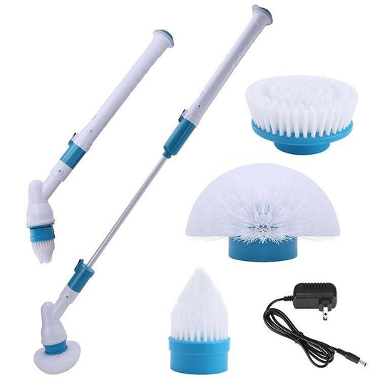 Long Handle Retractable Cleaning Brush - For Floors, Tiles & Bathtubs