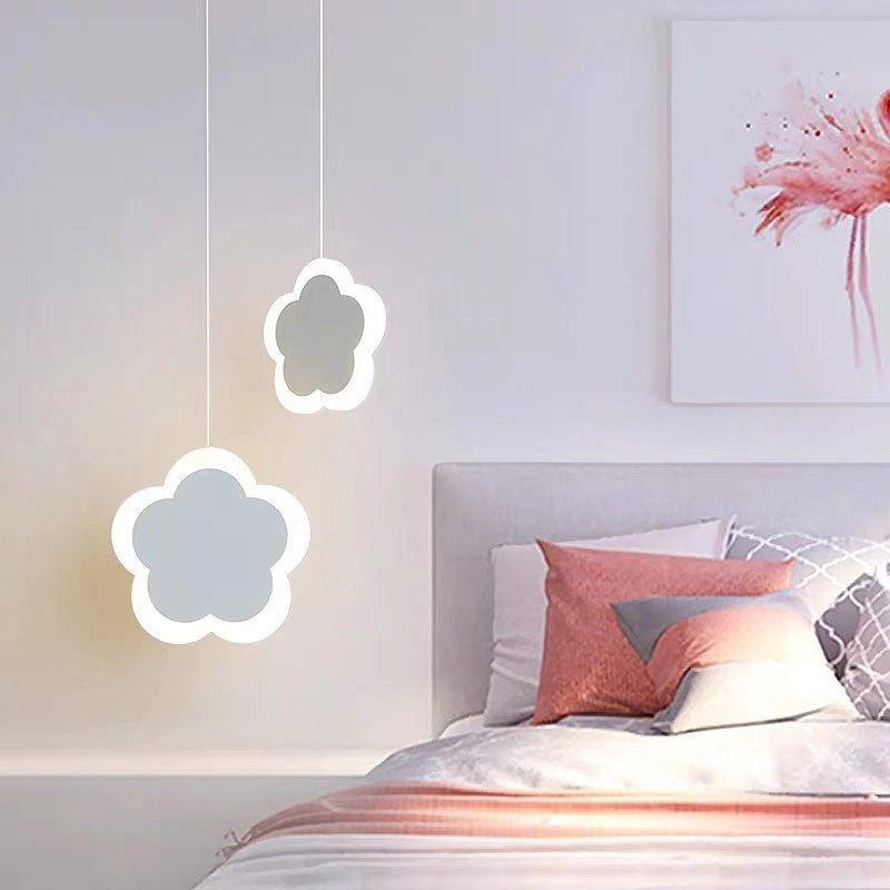 Creative Iron LED Chandelier – Butterfly, Flower & Heart Shapes (100–200 mm) – Duvencioglu
