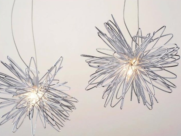 Aluminum-Star & Moon LED Chandelier – 250 mm Zinc-Alloy Pendant – Duvencioglu