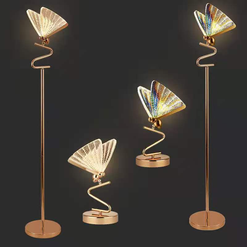 Modern Butterfly LED Chandelier – Acrylic & Aluminum Pendant Light – Duvencioglu