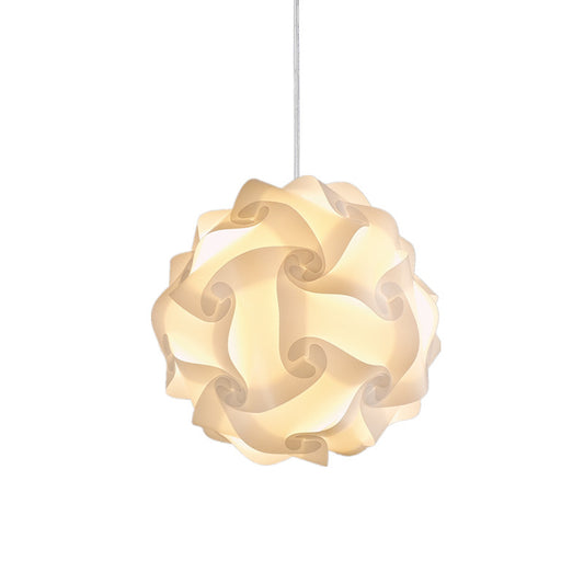 Modern Minimalist Resin LED Chandelier – 25–40 cm Single-Head Pendant – Duvencioglu