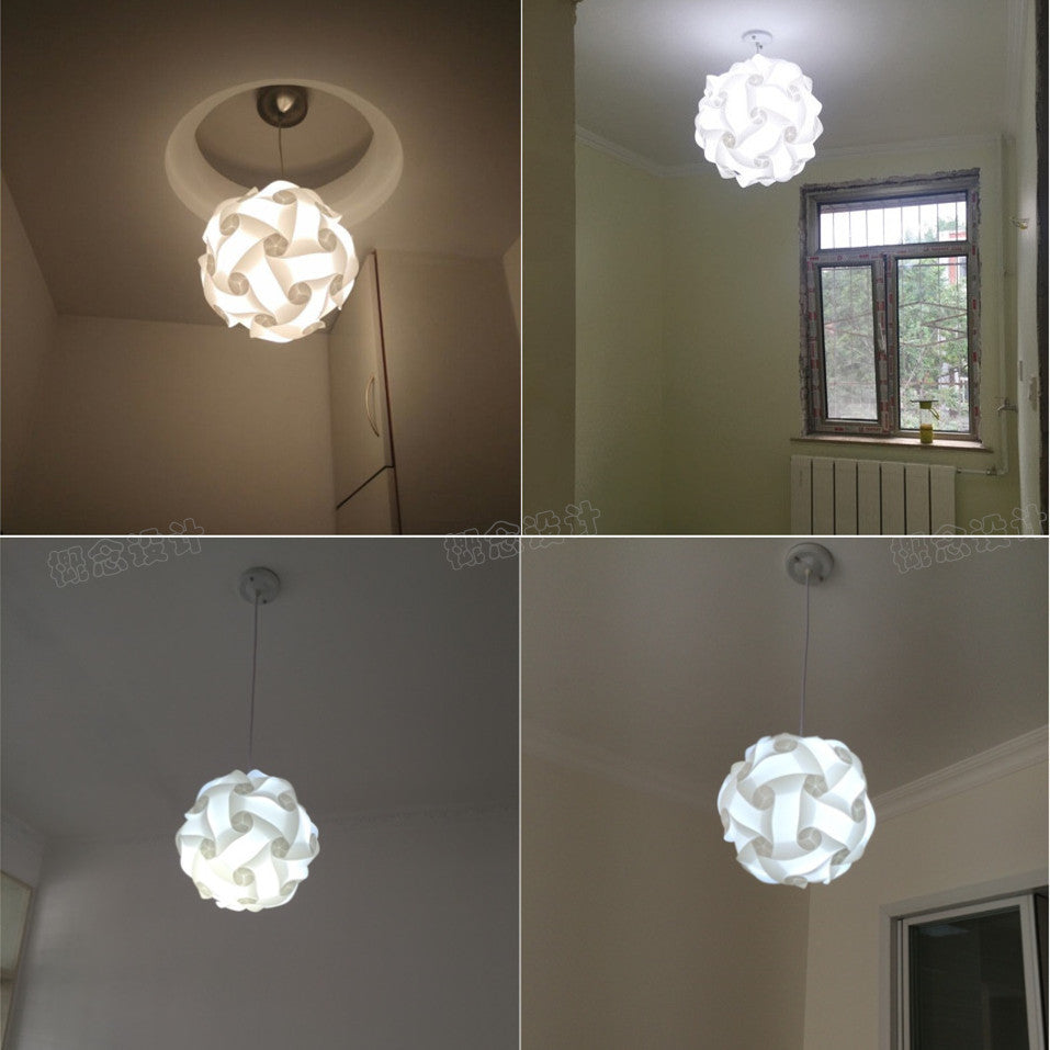 Modern Minimalist Resin LED Chandelier – 25–40 cm Single-Head Pendant – Duvencioglu
