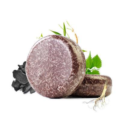Natural Hair Darkening Polygonum & Ginseng Shampoo Bar | Fights Gray Hair & Controls Oil-Duvencioglu