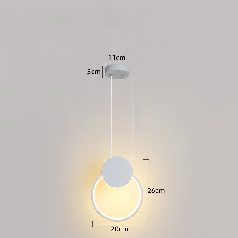 Nordic Iron & Acrylic LED Chandelier – 1100×130 mm Minimalist Pendant – Duvencioglu