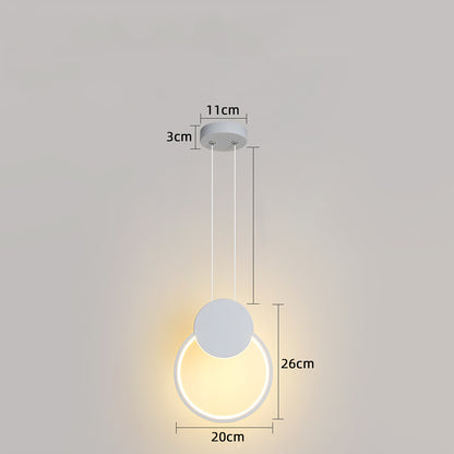 Nordic Iron & Acrylic LED Chandelier – 1100×130 mm Minimalist Pendant – Duvencioglu
