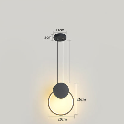 Nordic Iron & Acrylic LED Chandelier – 1100×130 mm Minimalist Pendant – Duvencioglu
