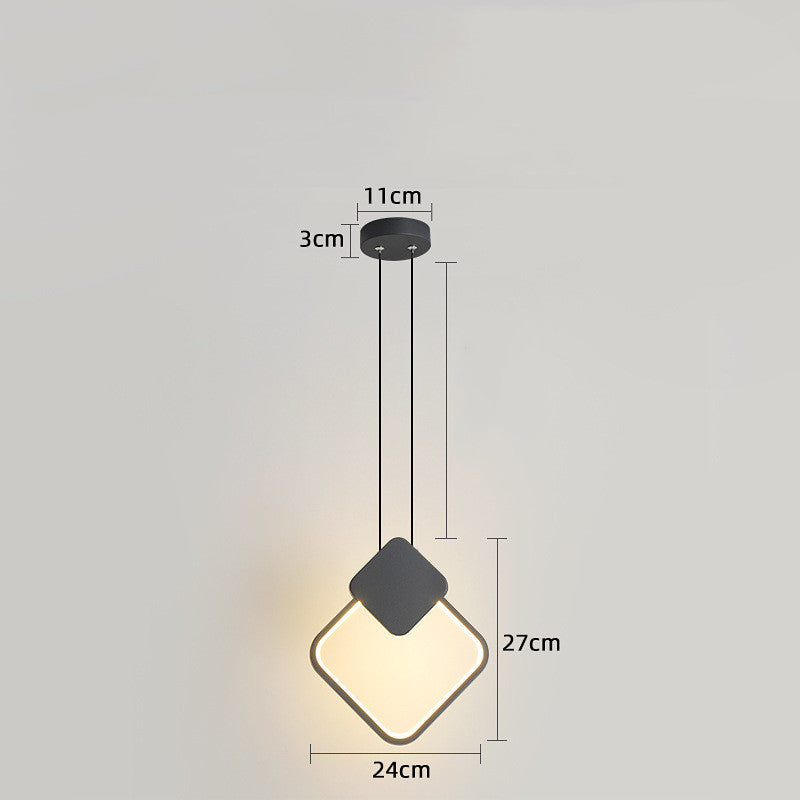 Nordic Iron & Acrylic LED Chandelier – 1100×130 mm Minimalist Pendant – Duvencioglu