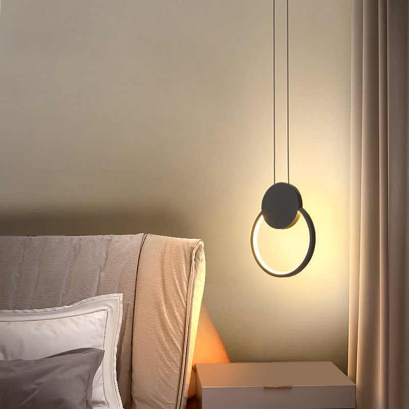 Nordic Iron & Acrylic LED Chandelier – 1100×130 mm Minimalist Pendant – Duvencioglu